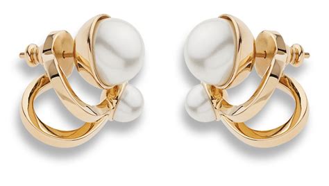 double pearl earrings dior|christian dior pearl earrings price.